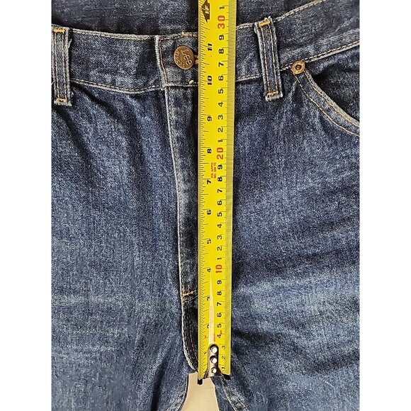 Lee Men's Straight Jeans - Dark Blue - Picture 13 of 15